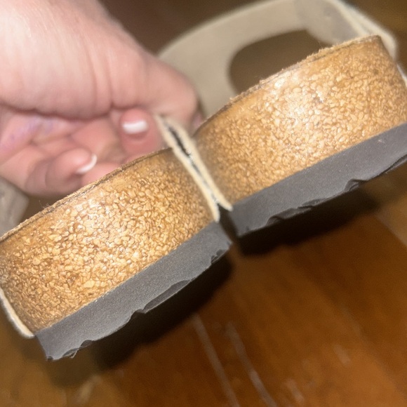 BIRKENSTOCK GIZAH Leopard Animal Print Thong SANDAL Gently worn 39 EUR/8-8.5 US - Picture 8 of 11